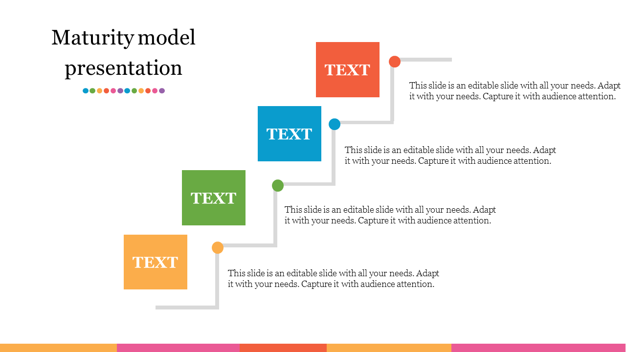 Free - Amazing Maturity Model Presentation Slide Template